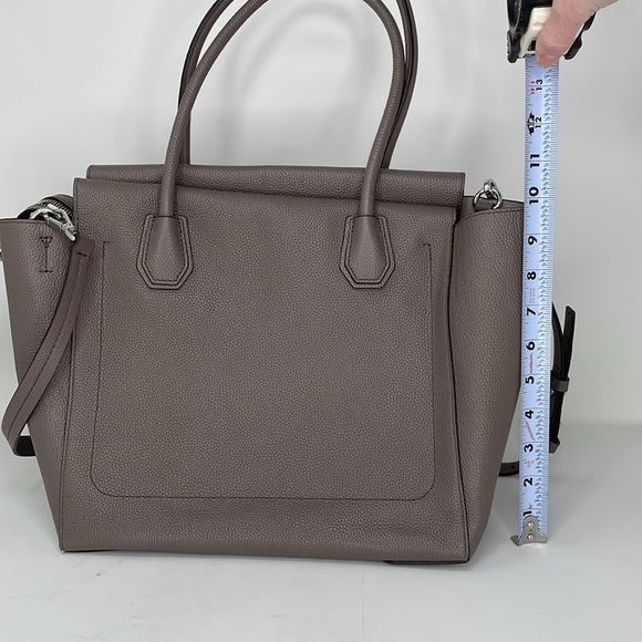 Michael Kors Shoulder Bag Women's Brown Leather Tote Purse - Picture 10 of 13